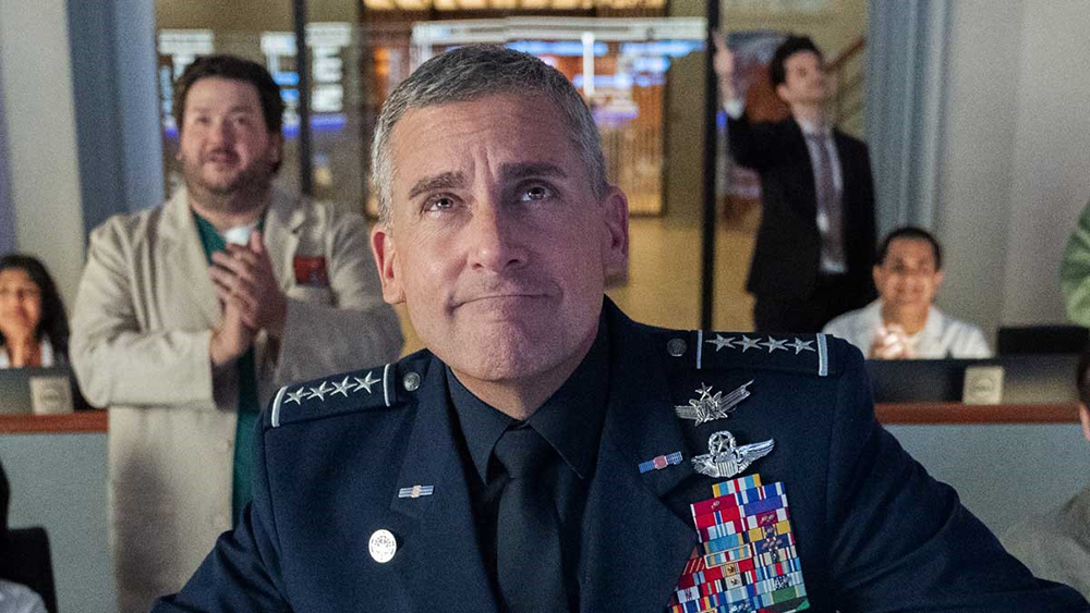 Steve Carrell in “Space Force”